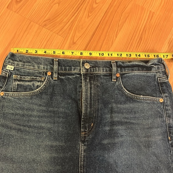 CITIZENS OF HUMANITY Beatnik Denim Mini Skirt. Size 30. Colour: Idlewild - Picture 6 of 10